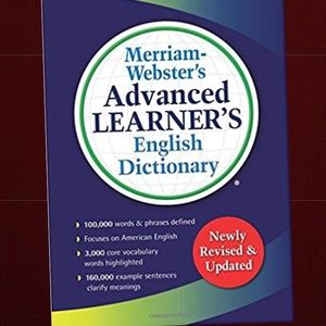 NEW Merriam Webster Dictionary